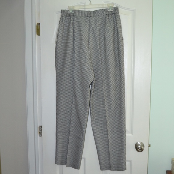 SOLD!!  Vintage Michele Houndstooth Mom Pants - Picture 6 of 8